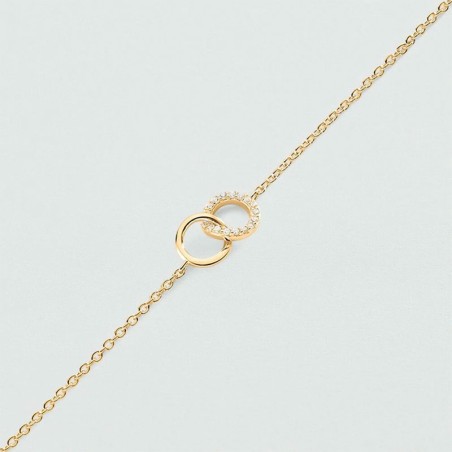 Bracelet femme agatha rondou argent doré 02490032-137-tu – bracelet argent femme