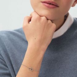 Bracelet femme agatha rondou argent 02420589-136-tu - bracelet-argent-femme - edora - 1