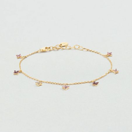 Bracelet jonc femme: jonc en or, jonc argent & or rose femme - bracelet-argent-femme - edora - 1