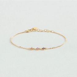 Bracelet femme agatha beloved argent doré 02490153-315-tu - bracelet-argent-femme - edora - 0