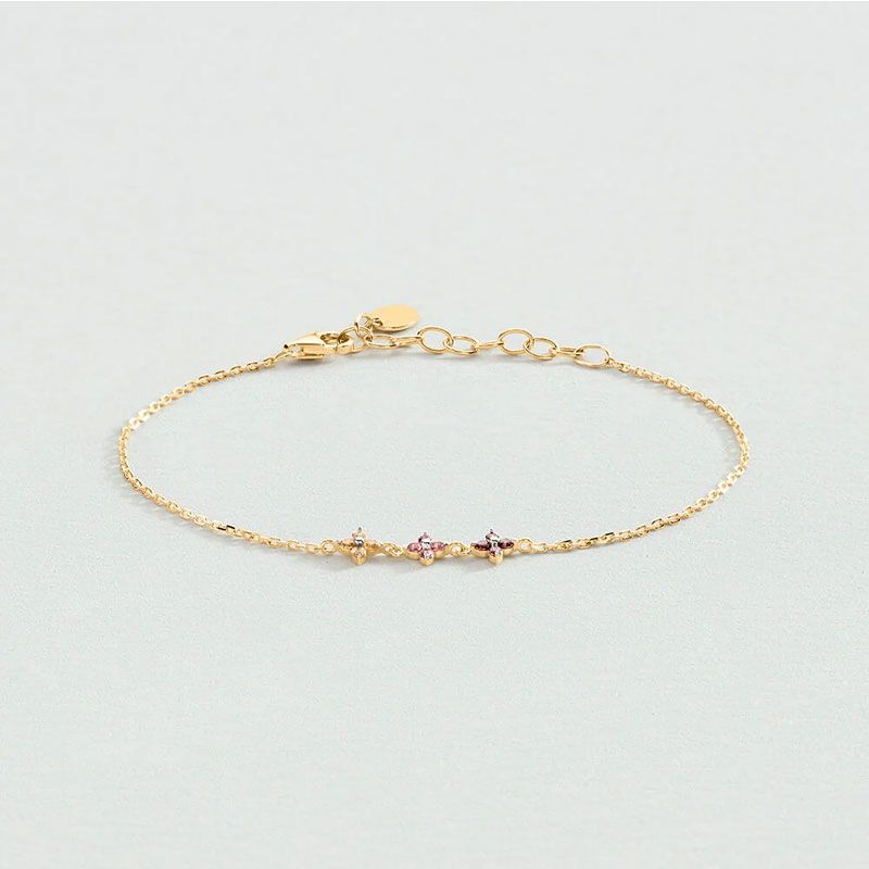 Bracelet femme agatha beloved argent doré 02490153-315-tu - bracelet-argent-femme - edora