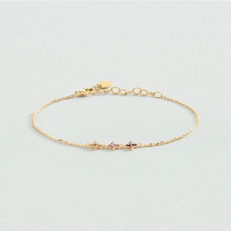 Bracelet jonc femme: jonc en or, jonc argent & or rose femme - bracelet-argent-femme - edora - 1