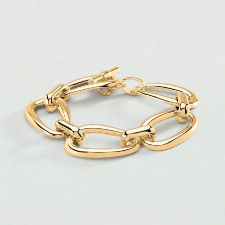 Bijoux agatha: boucles d’oreilles agatha, collier & bague agatha - bracelets-laiton - edora - 1