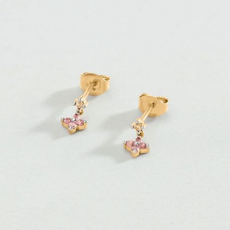 Boucles d’oreilles puce or, argent & clous d’oreille argent, or - boucles-d-oreilles-argent-925- - edora - 1