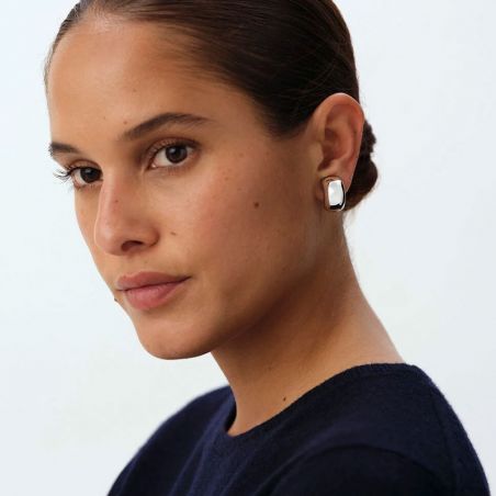 Boucles d’oreilles acier inoxydable: puces & créoles en acier - boucles-d-oreilles-acier - edora - 2