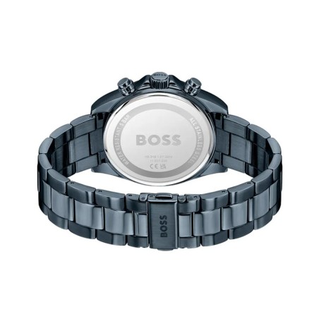 Montre homme chronographe boss hero acier noir 1514270 – chronographes
