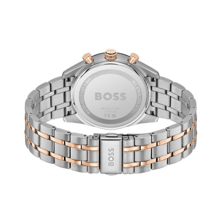 Montre homme chronographe boss tourmaster acier bicolore 1514288 – chronographes