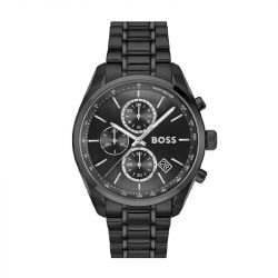 Montre homme chronographe boss grand prix 44 acier noir 1514298 - chronographes - edora - 0