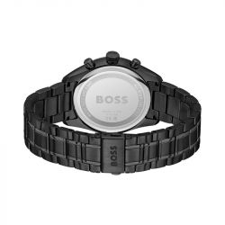 Montre homme chronographe boss grand prix 44 acier noir 1514298 - chronographes - edora - 2