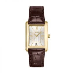 Montre homme analogique boss principle dress cuir marron 1514300 - analogiques - edora - 0
