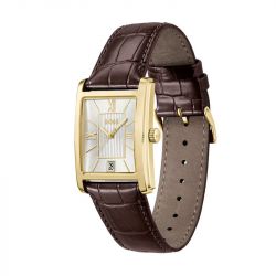 Montre homme analogique boss principle dress cuir marron 1514300 - analogiques - edora - 1