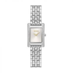 Montre femme boss lucy precious acier argenté1502816 - analogiques - edora - 0