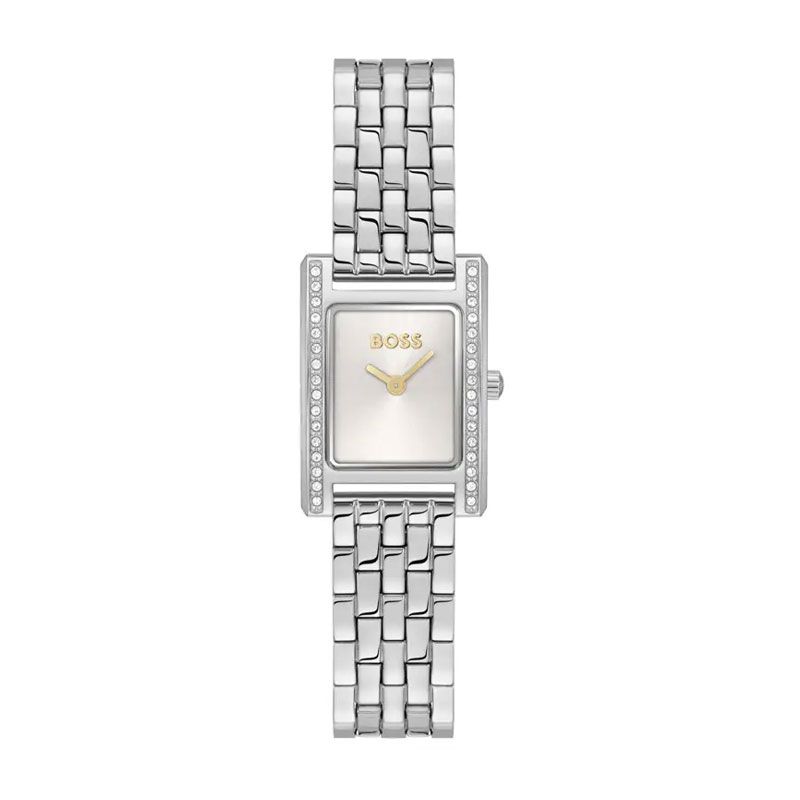 Montre femme boss lucy precious acier argenté1502816 - analogiques - edora