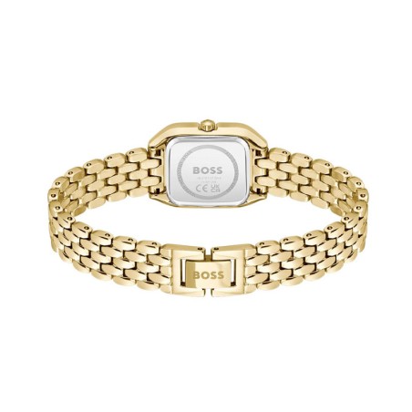Montre femme boss mae petite acier doré 1502823 – analogiques