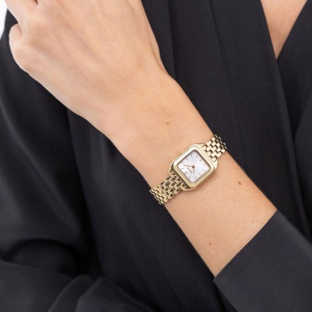 Montre femme boss mae petite acier doré 1502823 – analogiques