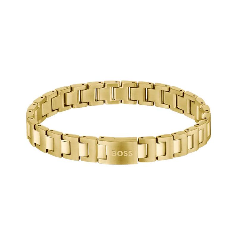 Bracelet homme boss candor acier doré 1580753 - bracelets-acier - edora
