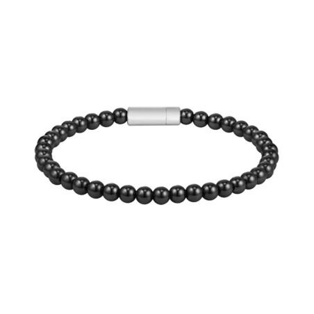Bracelet homme boss sphere beads acier et onyx 1580789m – beads