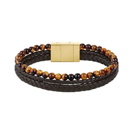 Bracelet homme boss sphere mixed cuir marron 1580787 – bracelet cuir homme