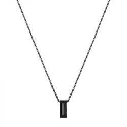 Collier homme boss candor acier noir 1580750 - colliers-acier - edora - 0