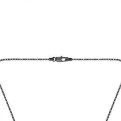 Collier homme boss candor acier noir 1580750 - colliers-acier - edora - 1