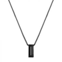 Collier homme boss candor acier noir 1580750 - colliers-acier - edora - 2