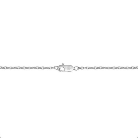 Collier homme boss double b acier argenté 1580761 – colliers acier