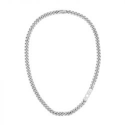 Collier homme boss kassy acier argenté 1580769 - colliers-acier - edora - 2