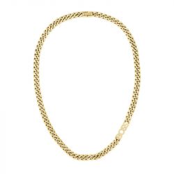 Collier homme boss kassy acier doré 1580770 - colliers-acier - edora - 1