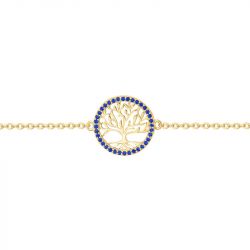 Bracelet femme arbre de vie edora plaqué or et oxydes edo76300232 - bracelets-plaque-or - edora - 1