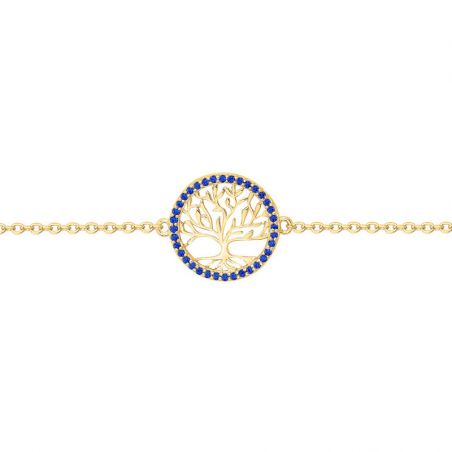 Bracelet or & argent, bracelet plaqué or, bracelet cuir & tissu - bracelets-plaque-or - edora - 2