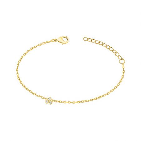 Bracelets plaqué or : jonc plaqué or, bracelet femme plaqué or - bracelets-plaque-or - edora - 1