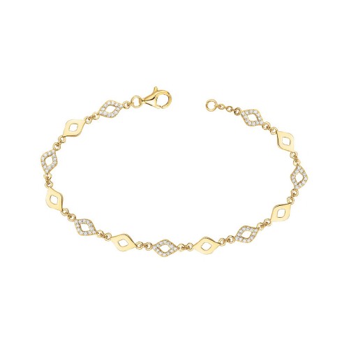 Bracelet femme EDORA plaqué or et oxydes EDO76300237