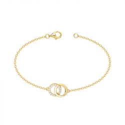 Bracelet femme edora plaqué or et oxydes edo76300242 - bracelets-plaque-or - edora - 0