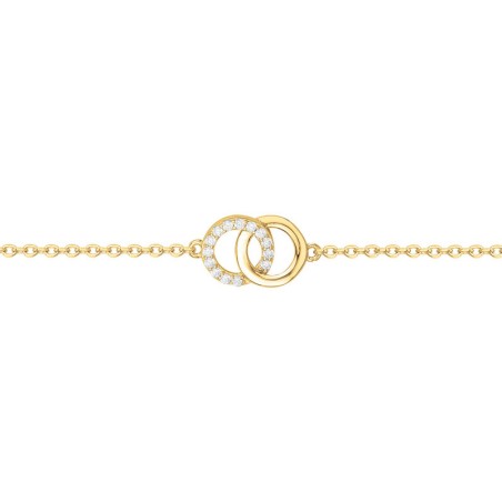 Bracelet femme edora plaqué or et oxydes edo76300242 – bracelets plaqué or