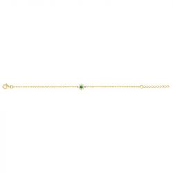 Bracelet femme fleur edora plaqué or et oxydes edo76300154 - bracelets-plaque-or - edora - 1