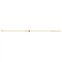 Bracelet femme infini edora plaqué or et oxydes edo76300150 - bracelets-plaque-or - edora - 2