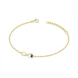 Bracelet femme infini edora plaqué or et oxydes edo76300151 - bracelets-plaque-or - edora - 0