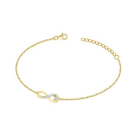 Bracelet or & argent, bracelet plaqué or, bracelet cuir & tissu (2) - bracelets-plaque-or - edora - 1