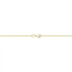 Bracelet femme infini edora plaqué or et oxydes edo76300152 - bracelets-plaque-or - edora - 2