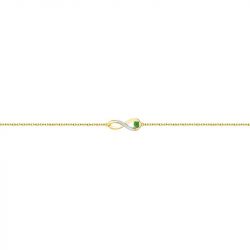 Bracelet femme infini edora plaqué or et oxydes edo76300153 - bracelets-plaque-or - edora - 2