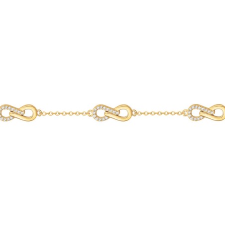 Bracelet femme infini edora plaqué or et oxydes edo76300200 – bracelets plaqué or