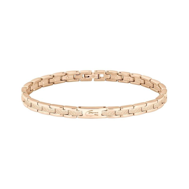 Bracelet femme lacoste metropole acier doré 2040467 - bracelets-acier - edora
