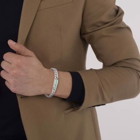 Bracelets acier : bracelet acier inoxydable homme & femme - gourmettes - edora - 2