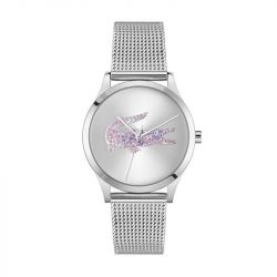 Montre femme lacoste crocodelle acier argenté 2001469 - analogiques - edora - 0