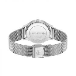 Montre femme lacoste crocodelle acier argenté 2001469 - analogiques - edora - 2