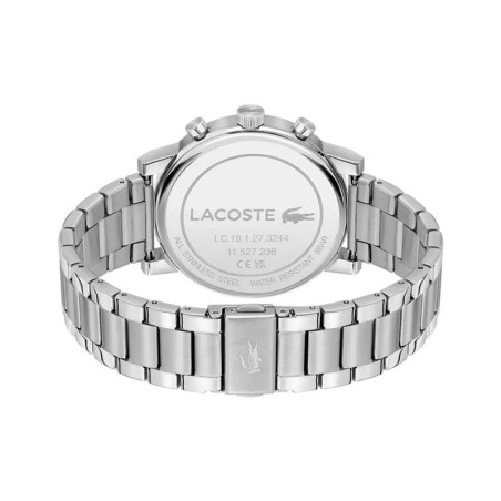 Montre homme chronographe lacoste replay acier argenté 2011452 – analogiques