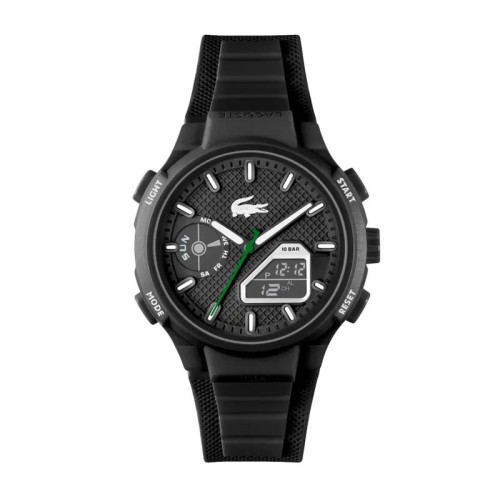 Montre homme digitale LACOSTE LC33 silicone noir 2011365