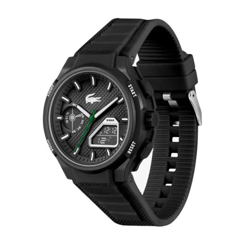 Montre homme digitale LACOSTE LC33 silicone noir 2011365