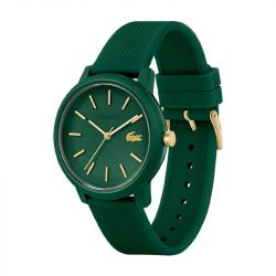 Montre homme lacoste 12.12 silicone vert 2011445 - analogiques - edora - 2