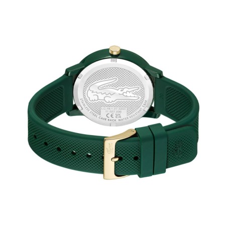 Montre homme lacoste 12.12 silicone vert 2011445 – analogiques